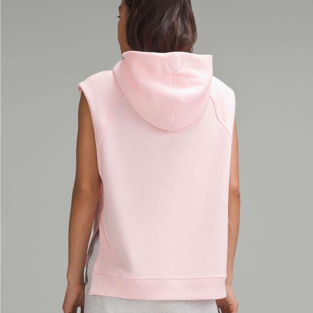 Lululemon Scuba Sleeveless Hoodie Vest Pink Oversized Athleisure XS/S - Picture 2 of 13